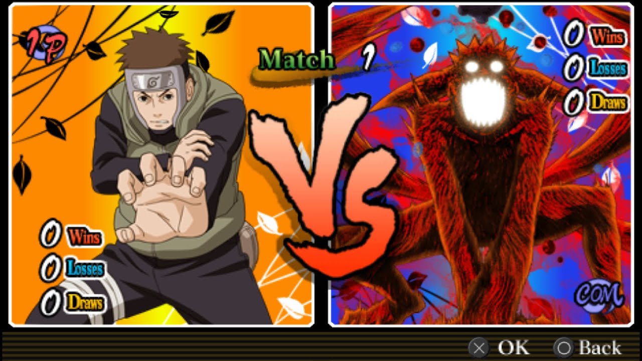 Yamato VS Naruto de 4 Caudas (ULTIMATE DIFFICULTY) - Naruto Shippuden Ultimate Ninja Heroes 3
