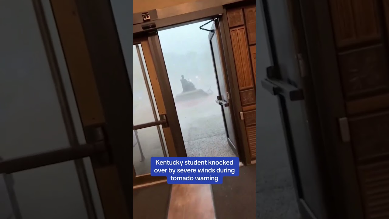 Kentucky student is swept away by severe winds during tornado warnings