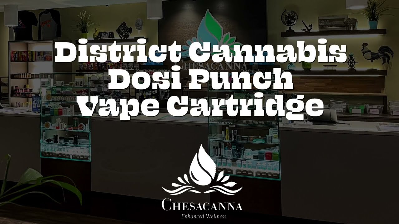 Product Review with Marni - District Cannabis Dosi Punch Vape Cartridge