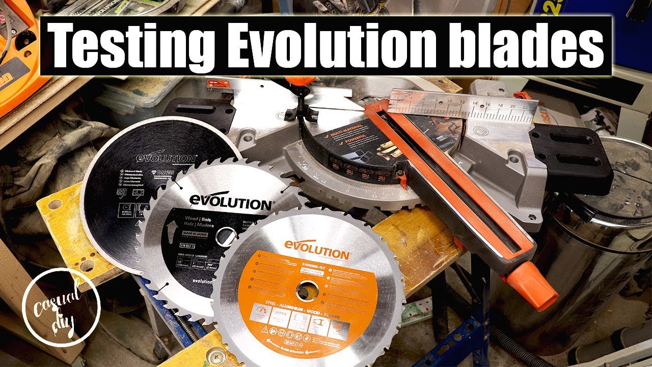 Testing Evolution blades on R255SMS sliding mitre saw - are they any good?