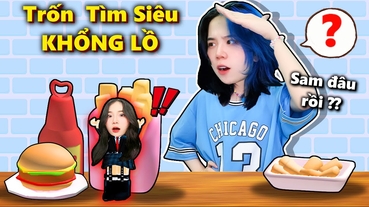 Chơi Trốn Tìm SIÊU TO KHỔNG LỒ ! Sammy Sợ Hú Hồn Khi Bị Simmy Tìm Trong Roblox