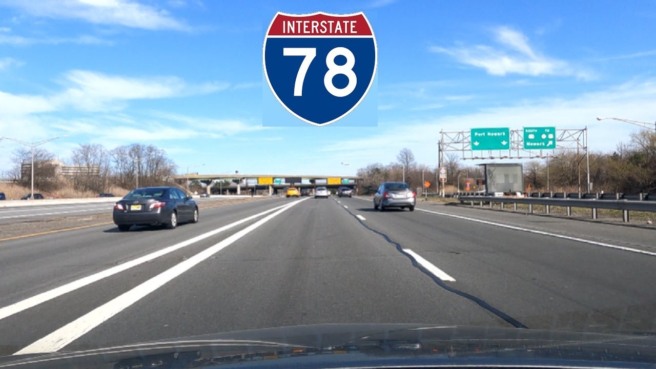 ⁴ᴷ⁶⁰ Driving Interstate 78 (Philipsburg-Newark Expressway) from Warren, NJ to Newark, NJ