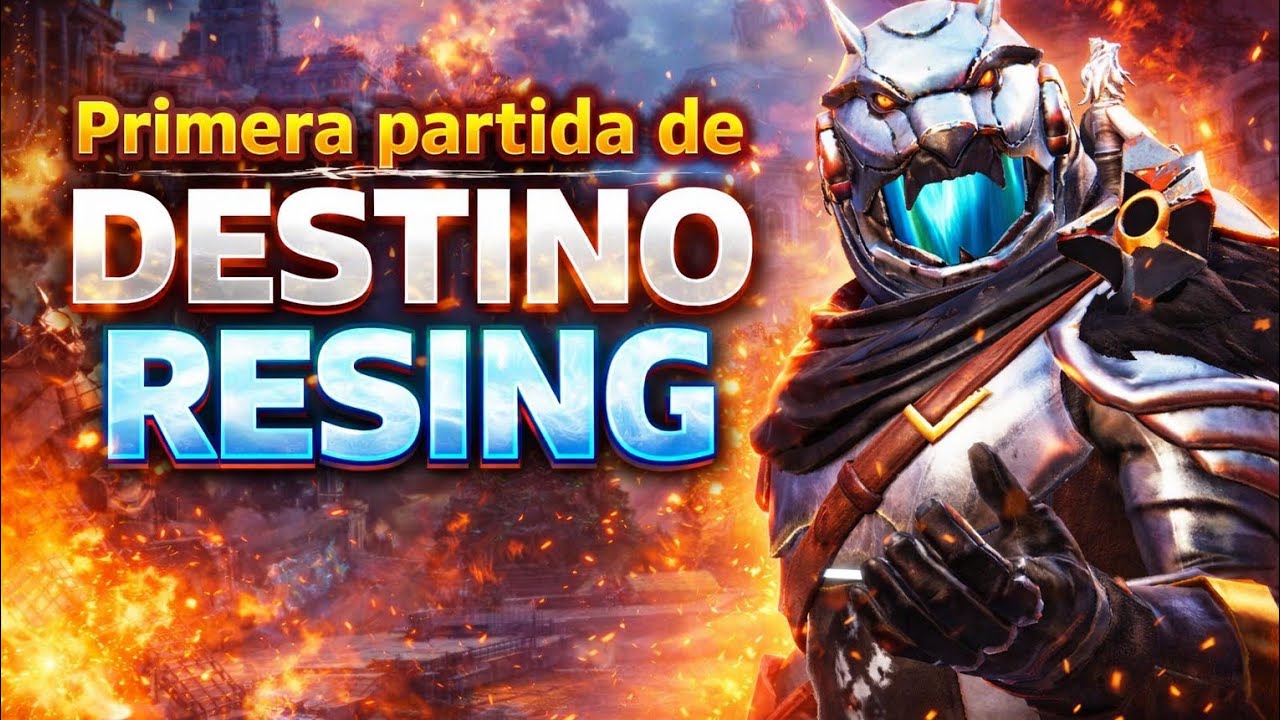 😱 MI PRIMERA PARTIDA EN DESTINO RESING y CASI MUERO… ¿Qué es ESTE JUEGO?
