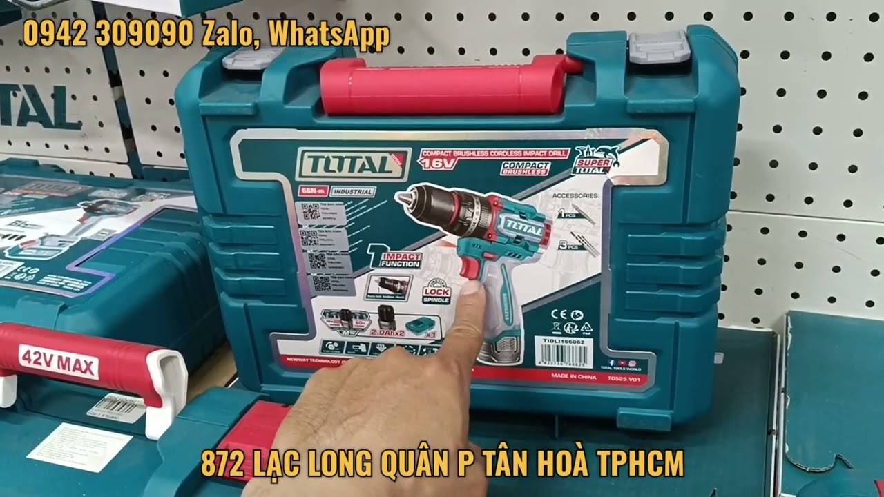 Báo giá máy móc đồ nghề Total, Wadfow cuối năm