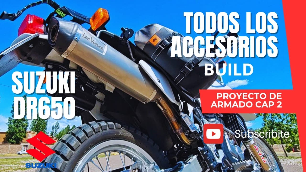 PROYECTO SUZUKI DR650 BUILD SETUP, ACCESORIOS: DONDE COMPRAR!