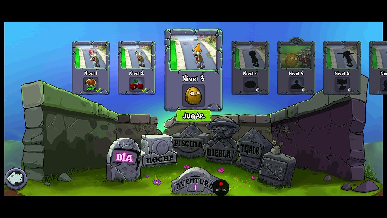 JUGANDO PVZ!!!!!!!!