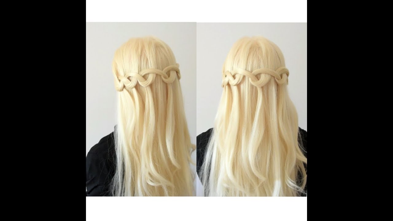 Treccia a cascata con nodi | Knotted Waterfall Braid | Argentealo