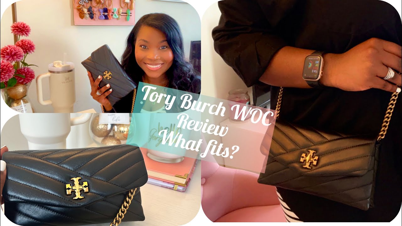 Tory Burch kira wallet on chain review!!! what fits?
