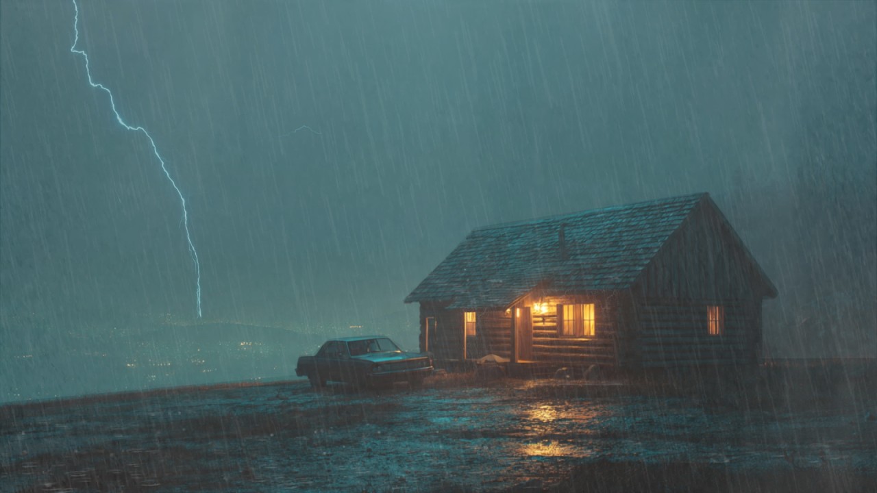 Heavy Rain and Thunder Sounds for Sleeping ⛈️ | Restful Ambience