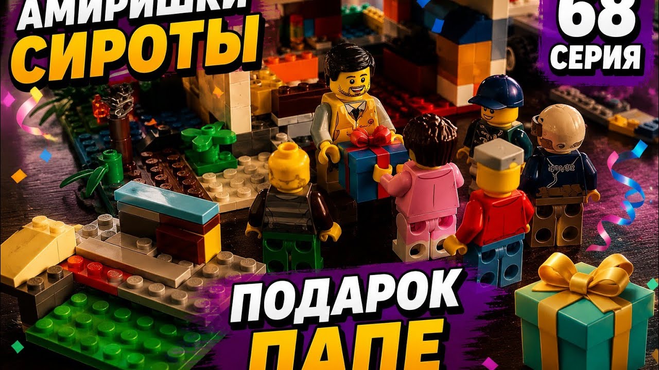 68 серия мультсериала амиришки сироты подарок папе