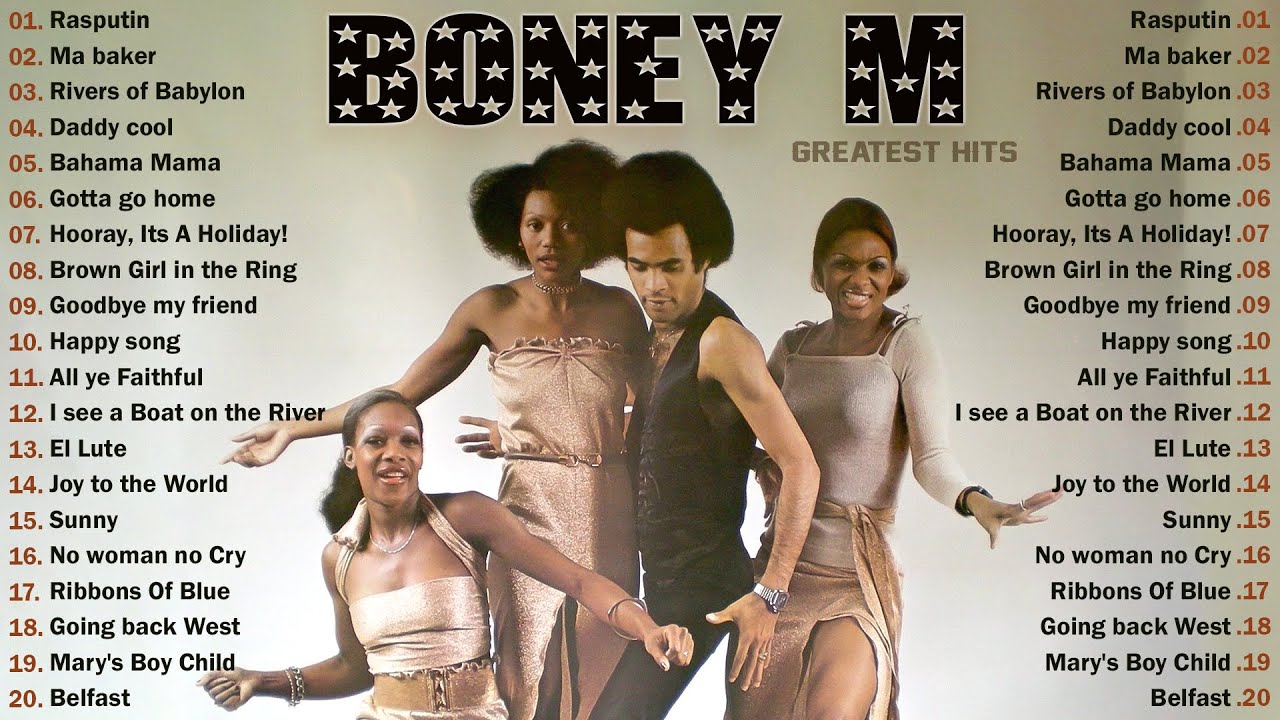 Boney M Greatest Hits - Best Songs Full Album - Disco 70s & 80s Playlist - Rasputin, Ma Baker,... #m