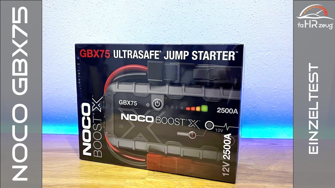 Noco GBX75 -  Die mobile Starthilfe im Test (2022) - Unboxing / Review / Charging  / Powerbank
