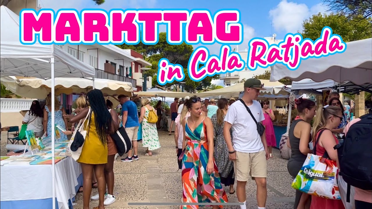 Cala Ratjada🌴🏖️MALLORCA island🩷NEW Mallorca- Feeling: MARKTTAG in CR🇪🇸spain #mallorca #travel #vlog