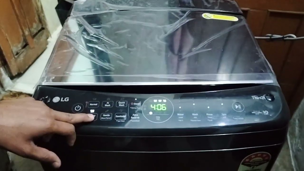 lg fully automatic washing machine THD10SWP