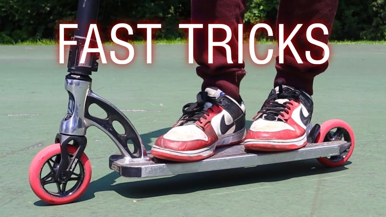 LEARNING FAST EASY SCOOTER TRICKS!