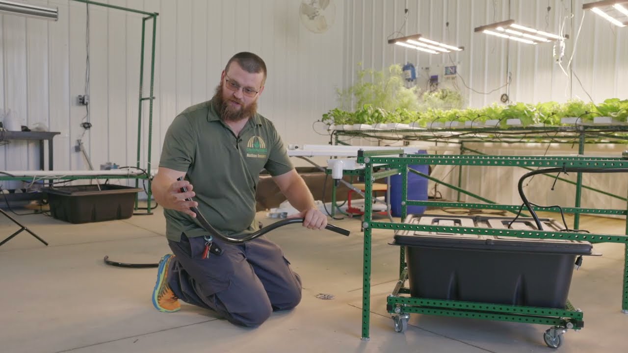 CropKing Hydroponic NFT 8-4 System Assembly | CropKing Inc.