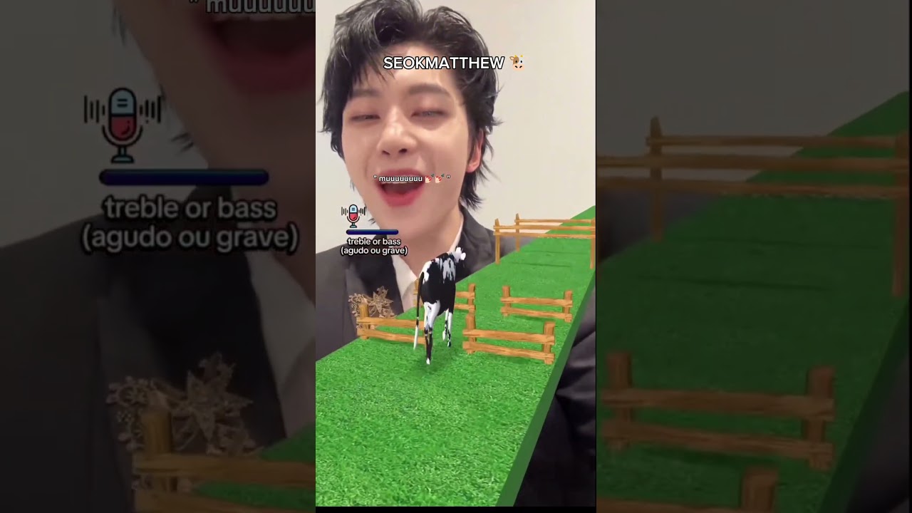 | SEOKMATTHEW AND MOOO 🐮👹💅🏻 | ( I love it ) ✌🏻💋 #zerobaseone #zb1 #seokmatthew #kpop #moo