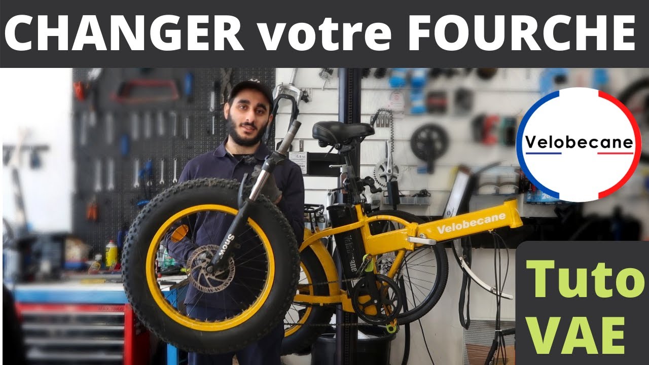 🚲 Tutoriel - DÉMONTER/REMONTER la FOURCHE de votre Vélo électrique *VÉLOBECANE*