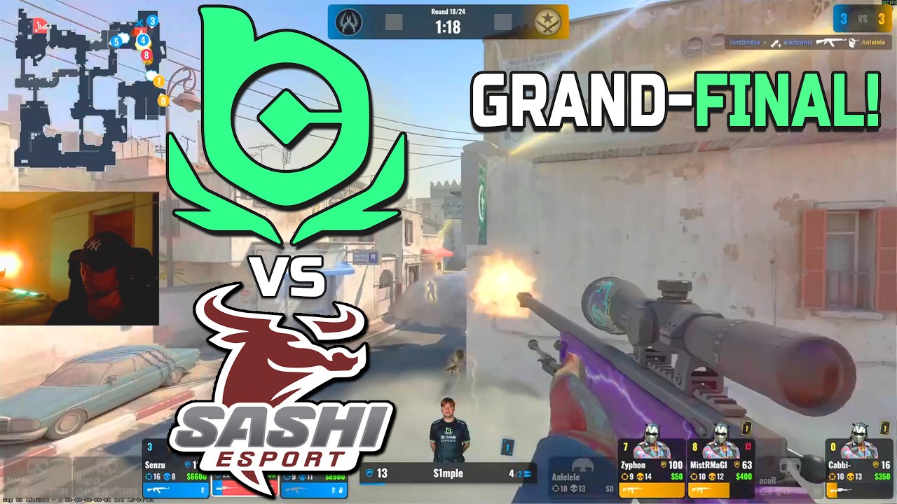 ГРАНД-ФИНАЛ! BC.GAME против Sashi &mdash; Хайлайты &mdash; Stake Pulse Beat III Открытая квалификация II &mdash; CS2