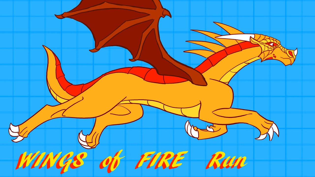 How to Animate  WINGS OF FIRE  Dragon Run