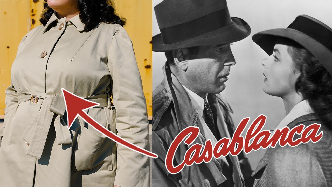 Making a Classic 1940s Trench (Casablanca Inspired ✈️)