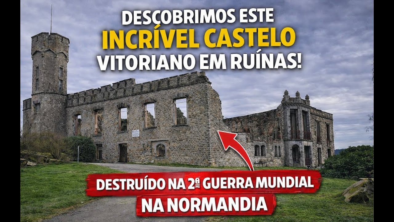DESCOBRIMOS ESSE INCRÍVEL CASTELO PERTO DA NOSSA CASA NA NORMANDIA! CHATEAU DE CERISY