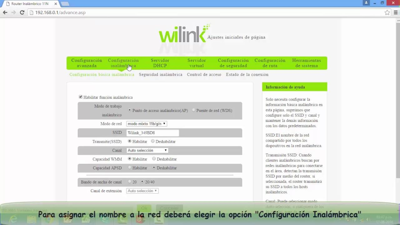 Wilink: Configuraci&oacute;n Inicial para Routers.