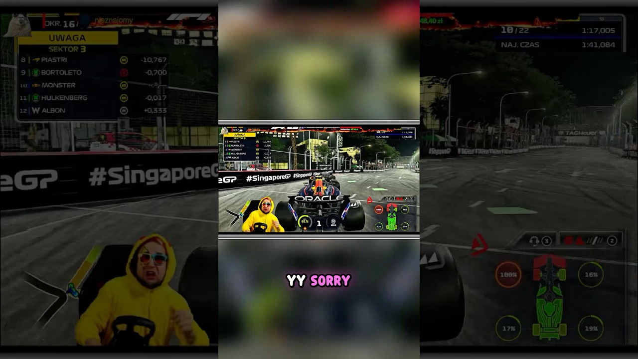 Mistrz kierownicy w bolidzie F1 25 #f125 #f1 #dynksxmonster #gameshow