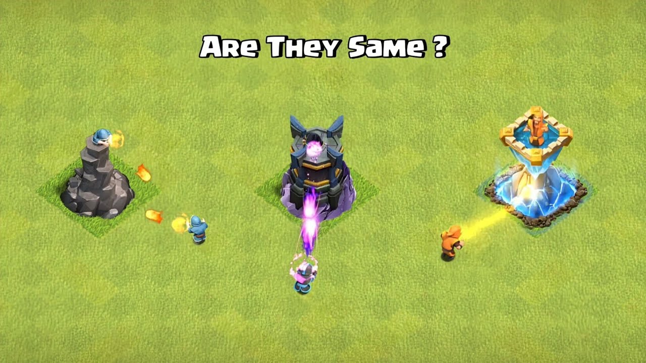 Every Level Wizard VS Every Level Wizard Tower | Are They Equal ? | Clash of Clans |