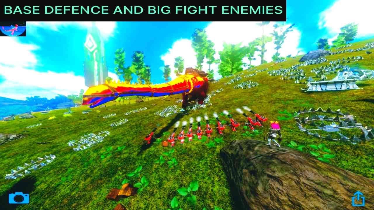 ONLINE BASE DEFENCE FIGHTING OLD ARK MOBILE | JAMES STONE |