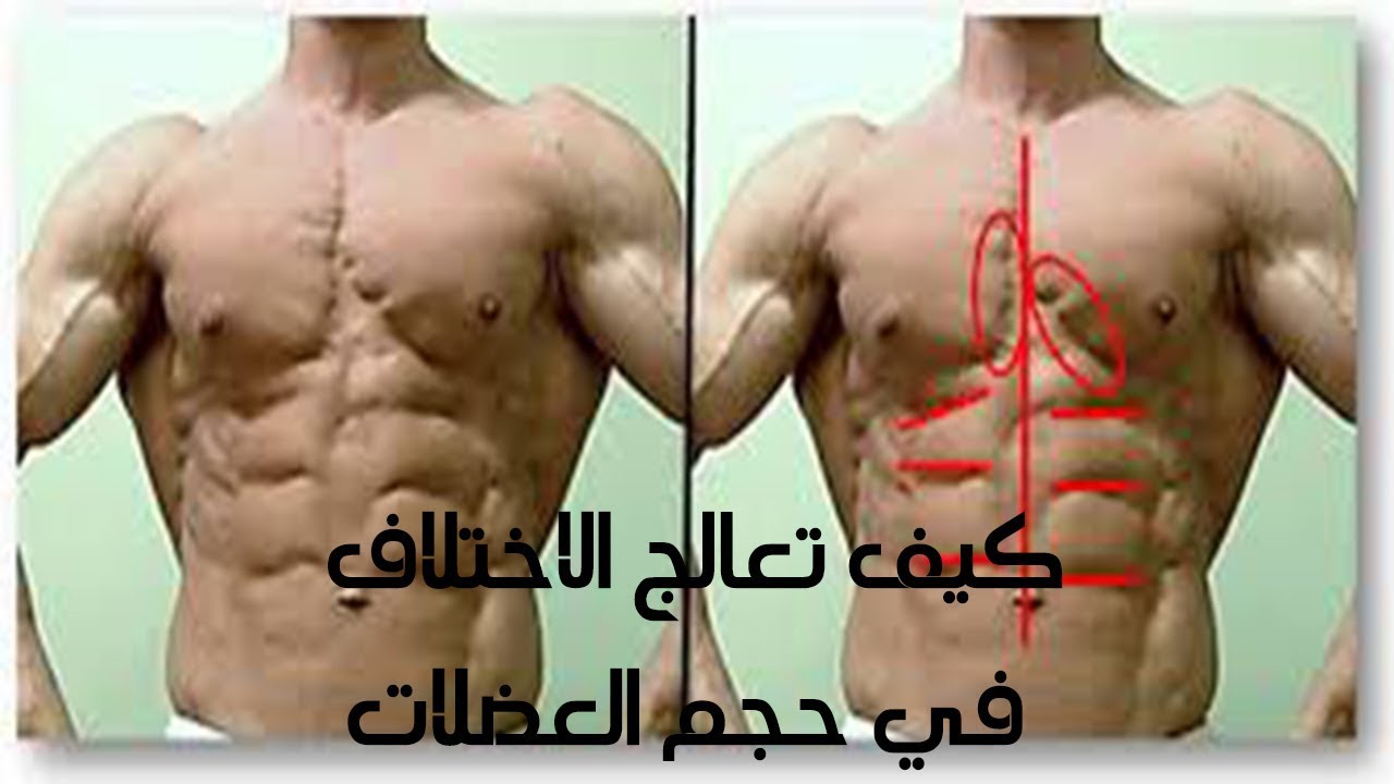 كيف تعالج الاختلاف في حجم العضلات