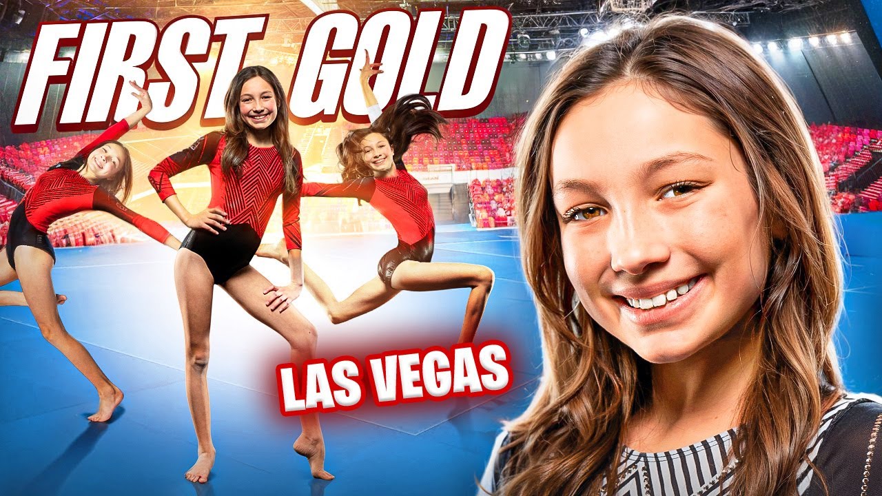 My Daughter’s 1st GOLD Gymnastics Meet in LAS VEGAS!