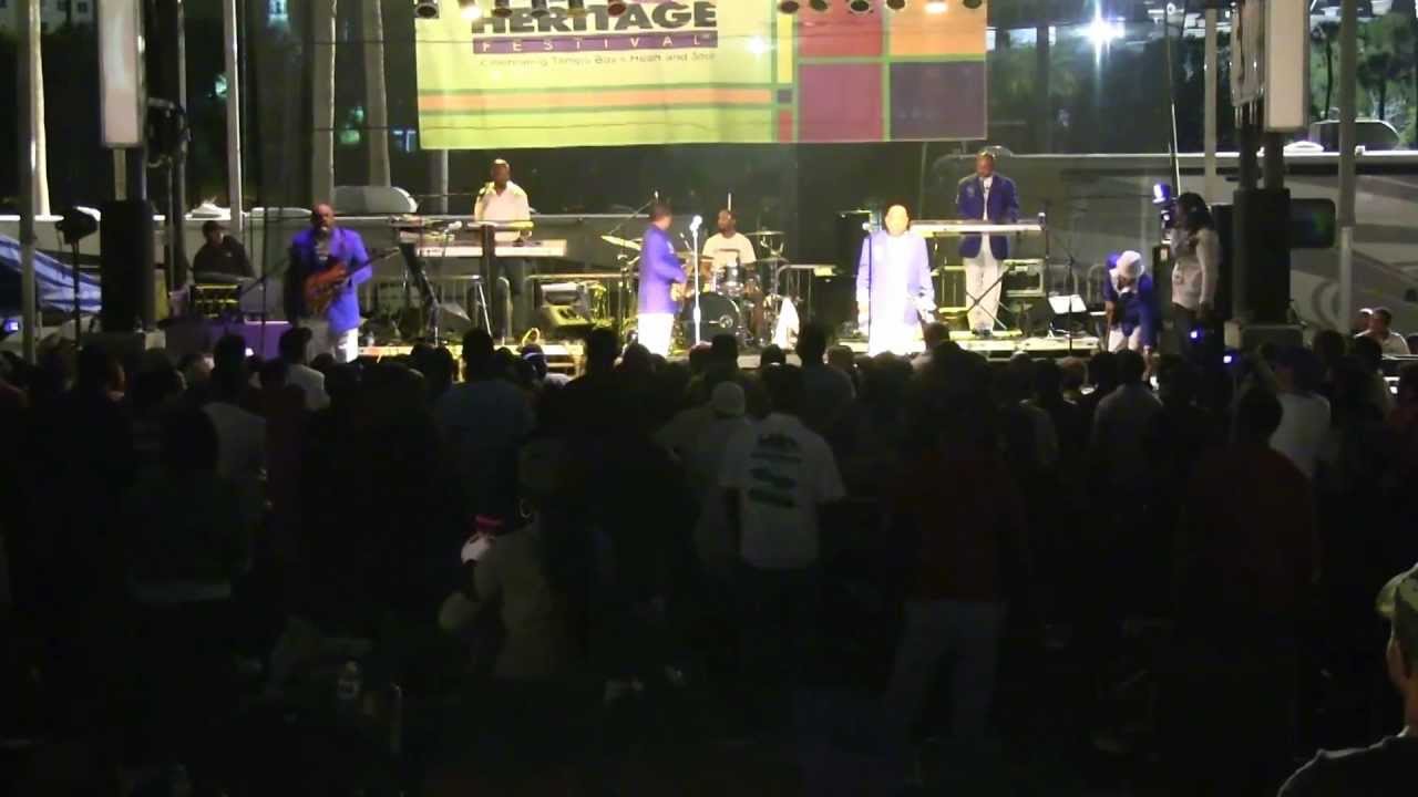 Con Funk Shun preforms at the 2013 Tampa Bay Black Heritage Old School Saturday Street Festival