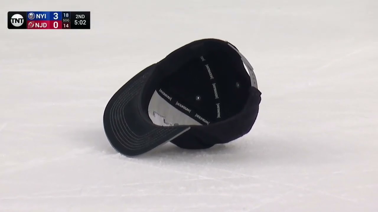 Jean-Gabriel Pageau Catches Hat On Stick After His Hat Trick