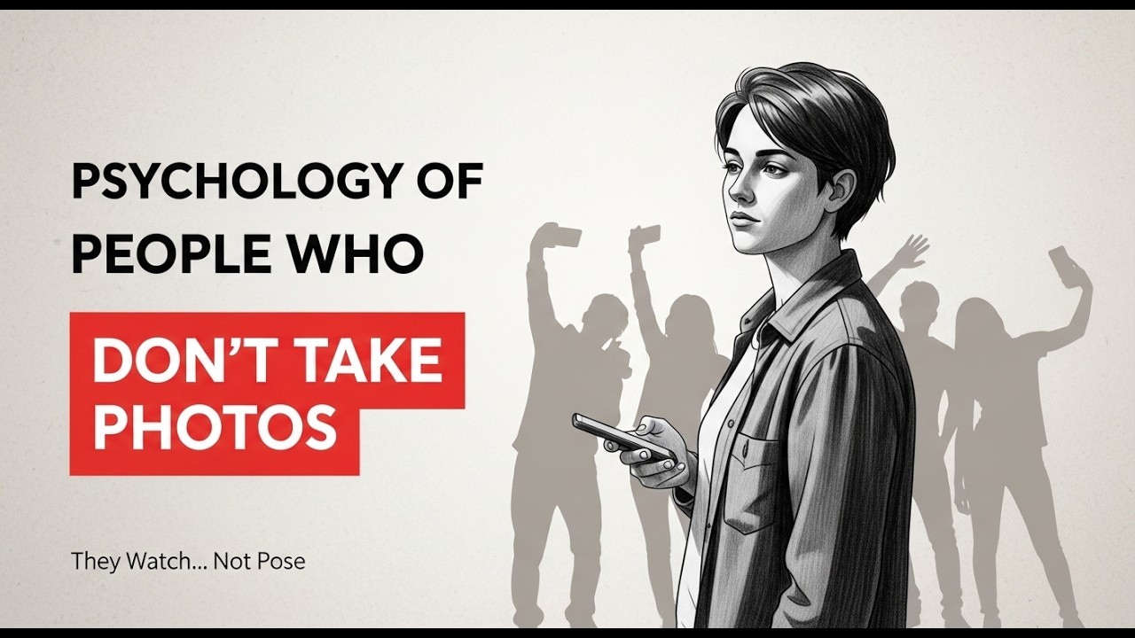 The Psychology Behind People Who Avoid Photos (Why Being Seen Feels Uncomfortable)