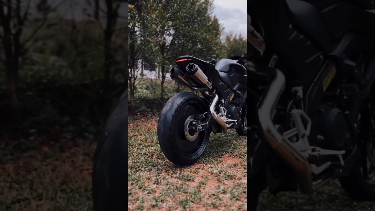 Epic MT 15 Transformation ||   installation dual exhaust in MT 15 and alloy wheels cover