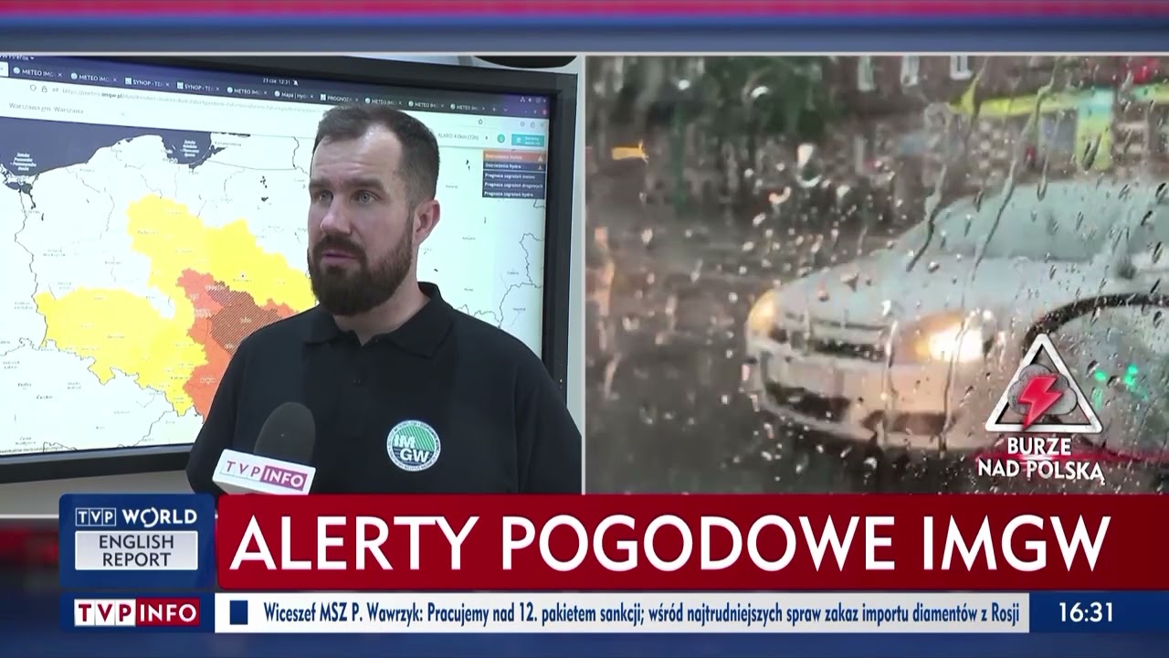 Pogodowy armagedon w Polsce. Silne burze, trąby powietrzne