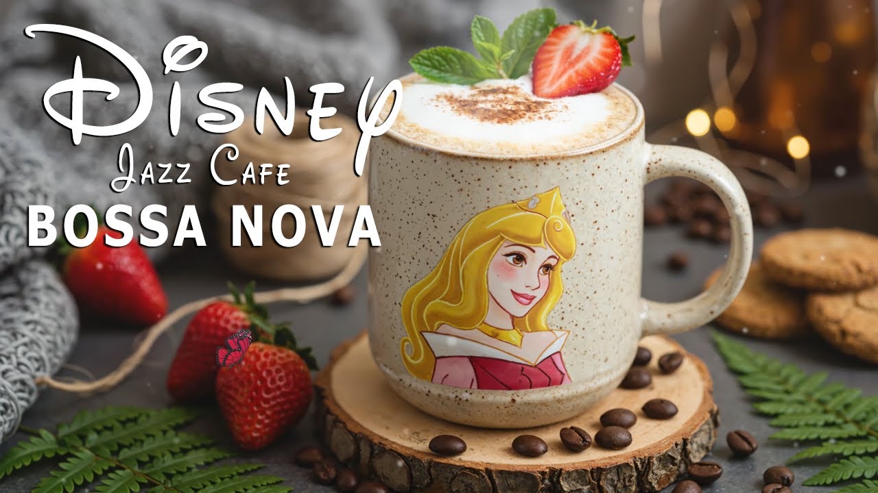 Cafe Jazz Disney☕ Smooth Disney Bossa Nova for Peaceful Work and Study | May Jazz