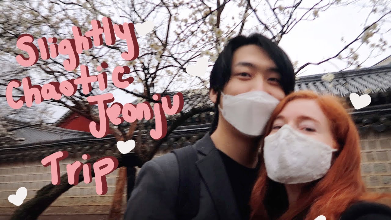 🌸chaotic day trip from seoul to jeonju, korea | our first spring vlog :)