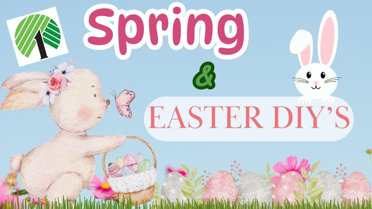 Stunning Shabby Chic and French Country Inspired Spring and Easter Diy's on A Dollar Tree budget!!