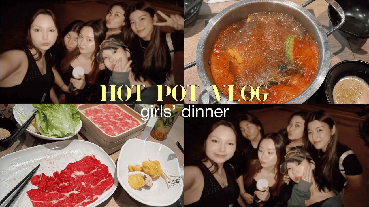 Hot Pot Vlog. Going out with friends in Hong Kong.