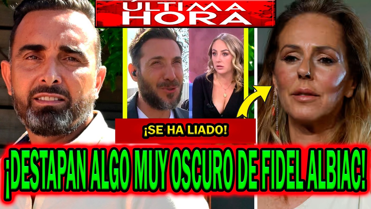 💥BOMBA! DESTAPAN ALGO MUY OSCURO DE FIDEL ALBIAC CON ROCÍO CARRASCO EN CANAL DE ANTONIO DAVID FLORES