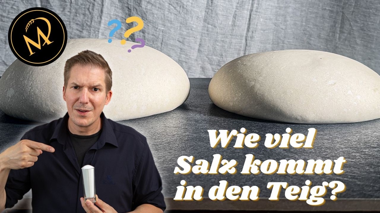 Wie viel Salz gehört in Brotteig? Die Faustregel für Salz im Teig einfach erklärt 🧂🍞