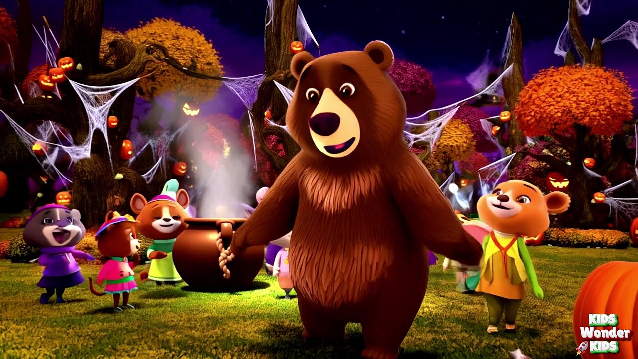 🎃👻🎶 Boo Boo, A Little Scared! Benny the Bear's Halloween Party Rhyme