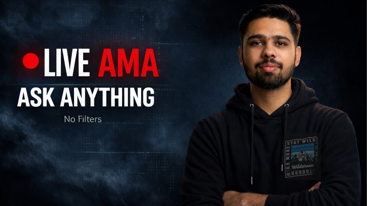 Live AMA 🔴 | Ask Me Anything (Career, Tech, Life)