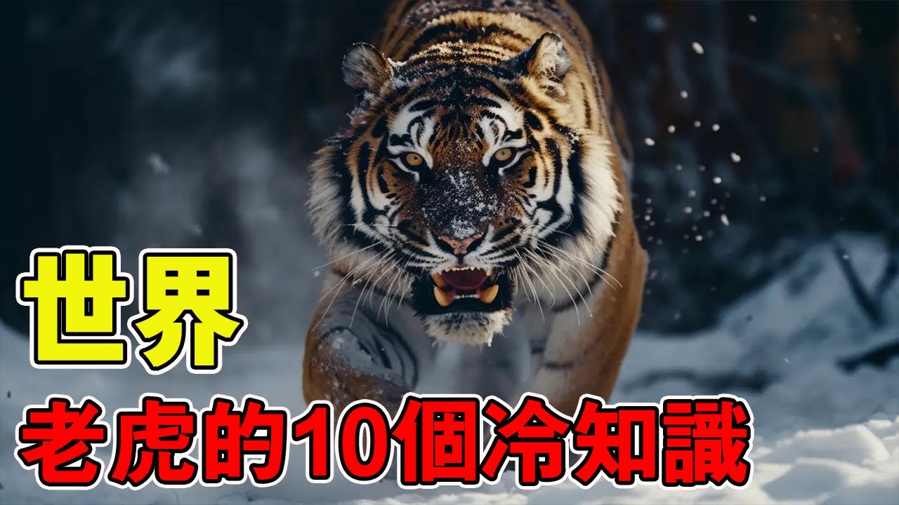 關於老虎的 10 個超驚人冷知識！這頭進化最完美的貓科動物藏滿秘密，憑硬蕊實力稱霸自然實至名歸的百獸之王！ 【黑土日記】