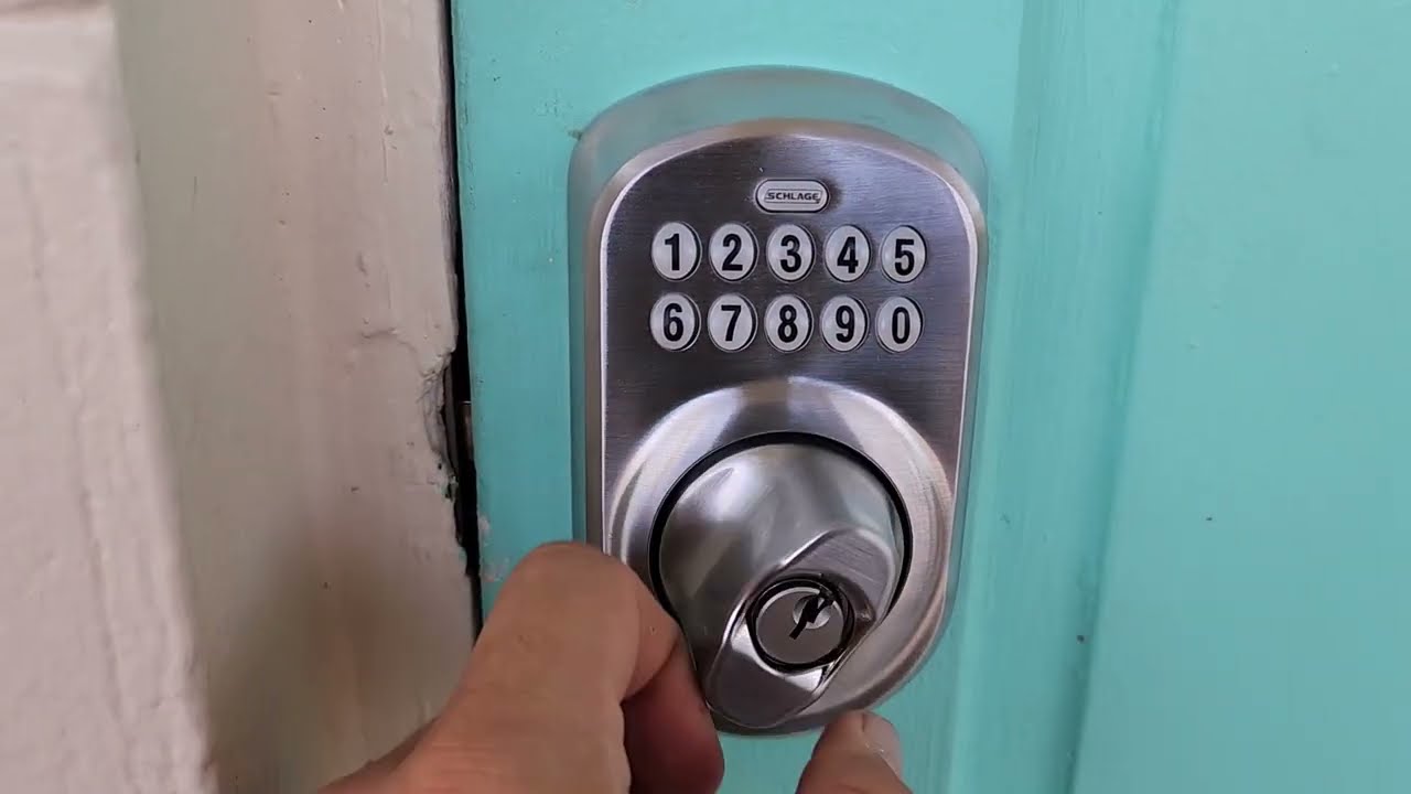 Lets install a Schlage Deadbolt - Schlage BE365 installation and usage