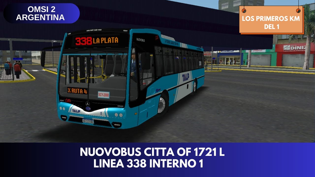 Omsi 2 Argentina | Nuovobus Citta OF 1721 L | Linea 338 Int.1 | Brigadeiro V2