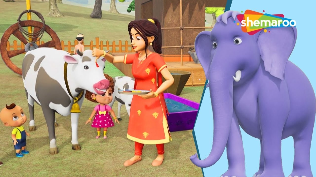 Gaiya Meri + Haathi Aaya and More 3D Rhymes Collection | 3D Gujarati Rhyme for Children