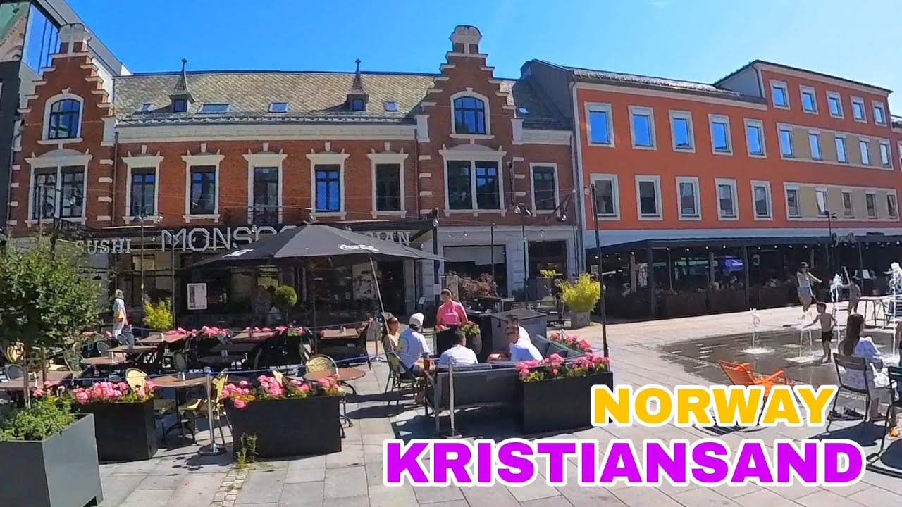 Kristiansand, Norway : Virtual Walk 2023
